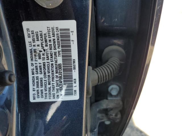 2020 HONDA INSIGHT EX 19XZE4F59LE013005