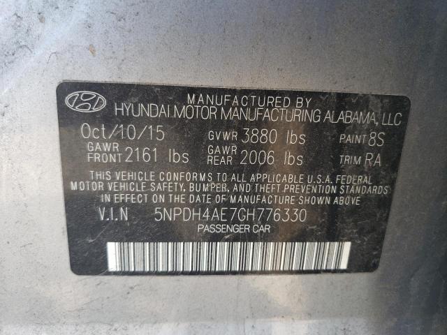 2016 HYUNDAI ELANTRA SE - 5NPDH4AE7GH776330
