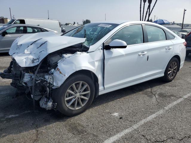 HYUNDAI SONATA SE 2019 white  gas 5NPE24AF8KH796206 photo #1