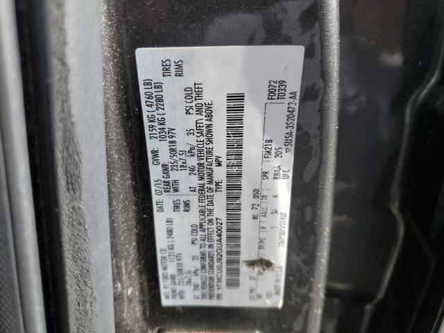 2016 FORD ESCAPE TIT - 1FMCU0J92GUA40027