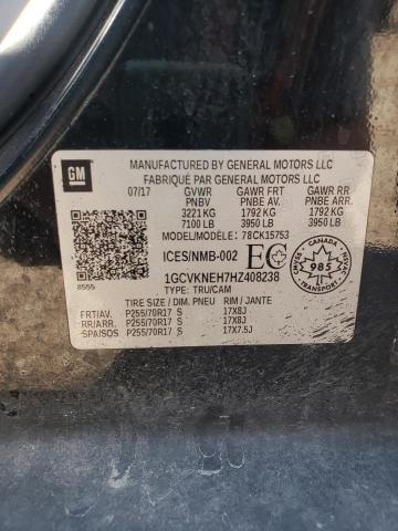 2017 CHEVROLET SILVERADO - 1GCVKNEH7HZ408238