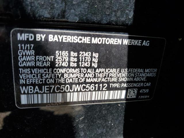 2018 BMW 540 XI WBAJE7C50JWC56112