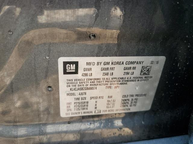 2016 BUICK ENCORE - KL4CJASB2GB666574
