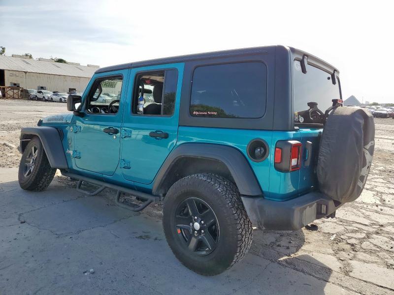 Vin: 1c4hjxdn9lw212590, lot: 56854165, jeep wrangler sport 20202