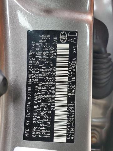 2018 TOYOTA COROLLA L - 2T1BURHE8JC020683