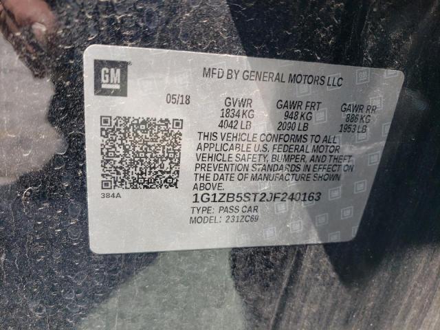 2018 CHEVROLET MALIBU LS - 1G1ZB5ST2JF240163