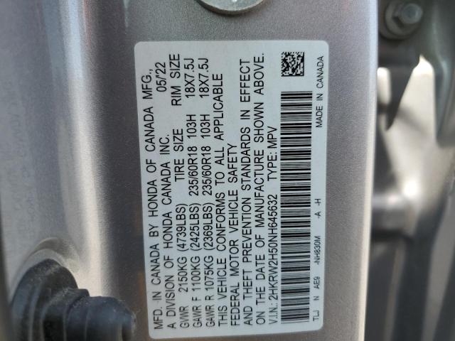 2022 HONDA CR-V EX - 2HKRW2H50NH645632