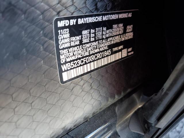2024 BMW IX XDRIVE5 WB523CF0XRCR01845