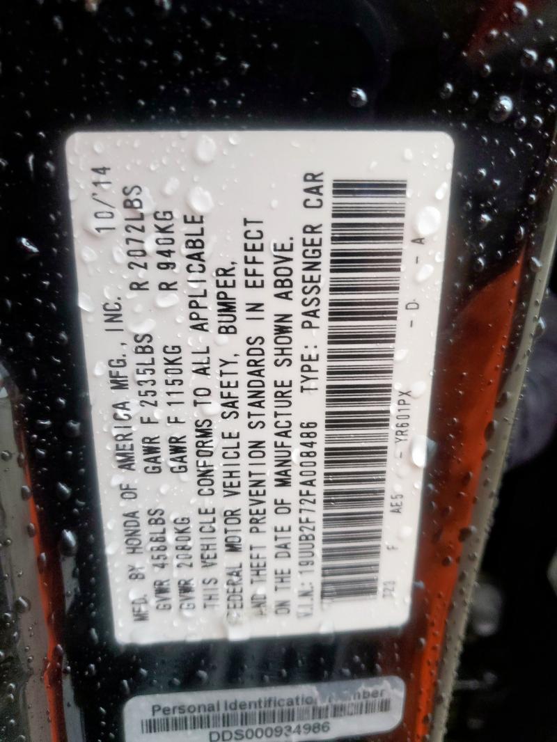 2015 ACURA TLX ADVANC 19UUB2F72FA008486