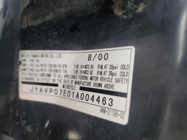2001 YAMAHA XV1600 ATL JYAVP07E01A004463