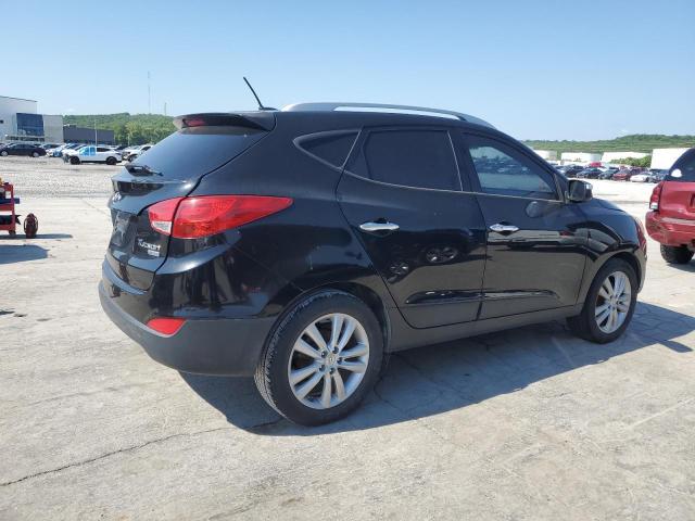 HYUNDAI TUCSON GLS 2013 black 4dr spor gas KM8JU3AC8DU753255 photo #4