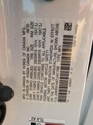 2020 HONDA CR-V TOURI 2HKRW1H97LH411398