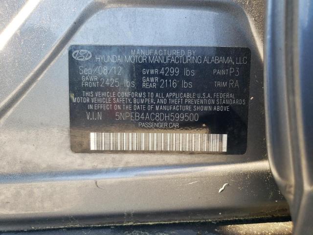 2013 HYUNDAI SONATA GLS - 5NPEB4AC8DH599500