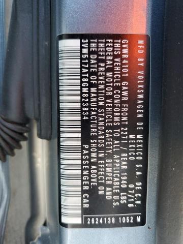 2016 VOLKSWAGEN BEETLE S/S 3VW517AT8GM823834