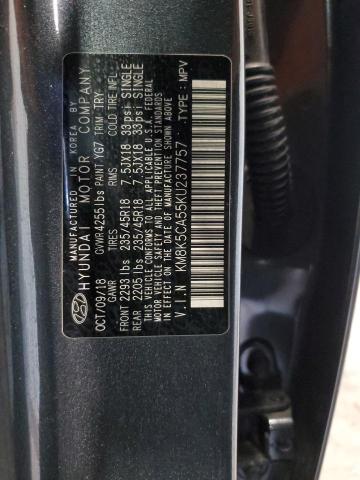 2019 HYUNDAI KONA ULTIM KM8K5CA55KU237757