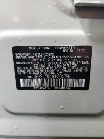 2017 SUBARU FORESTER 2 - JF2SJAWC3HH804756