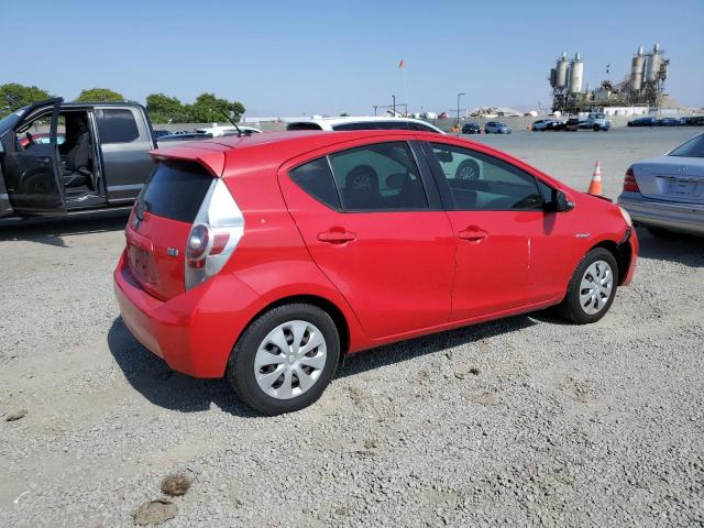TOYOTA PRIUS C 2012 red  hybrid engine JTDKDTB38C1504543 photo #4