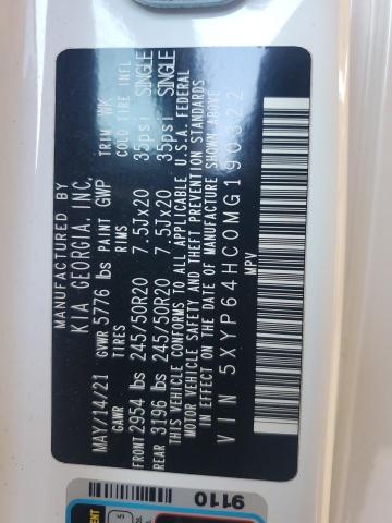 2021 KIA TELLURIDE - 5XYP64HC0MG190322