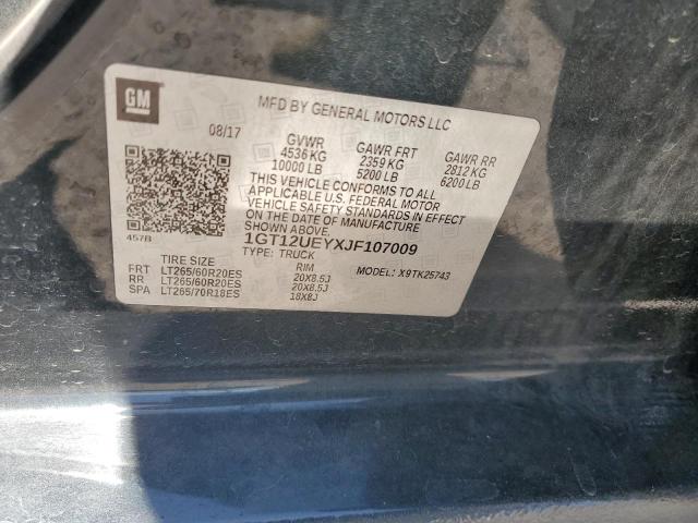 2018 GMC SIERRA K25 - 1GT12UEYXJF107009