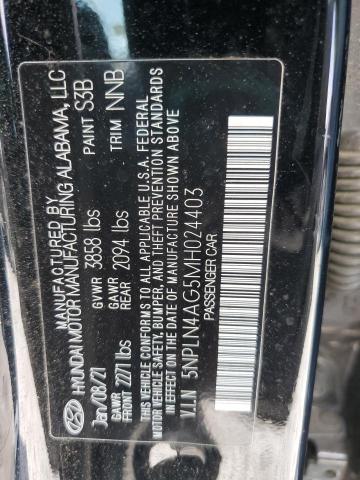 2021 HYUNDAI ELANTRA SE - 5NPLN4AG5MH024403
