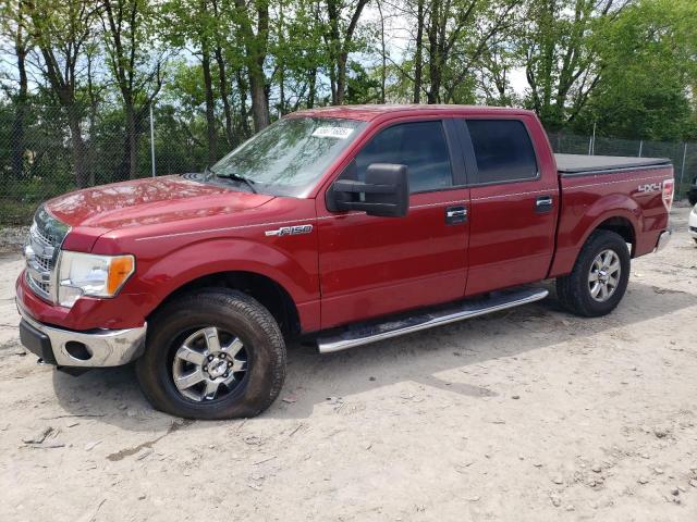 FORD F150 SUPER 2013 red  flexible fuel 1FTFW1EF9DFB00743 photo #1