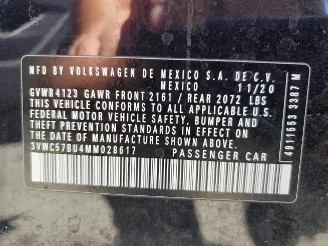 2021 VOLKSWAGEN JETTA S - 3VWC57BU4MM028617