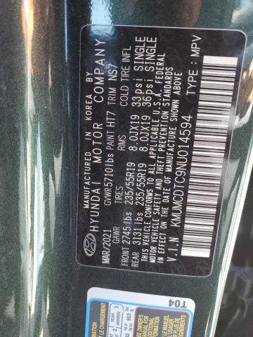 2022 GENESIS GV70 BASE KMUMCDTC9NU014594