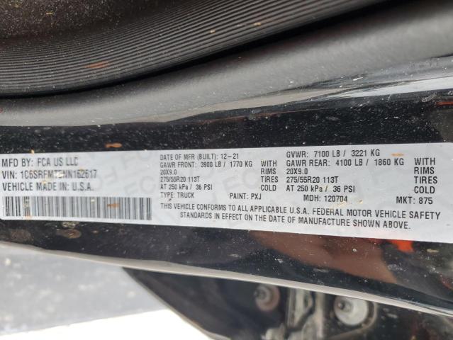 2022 RAM 1500 BIG H 1C6SRFMT5NN162617