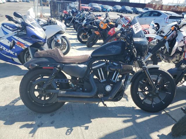 HARLEY-DAVIDSON XL883 IRON 2016 black road/str gas 1HD4LE234GC440128 photo #1