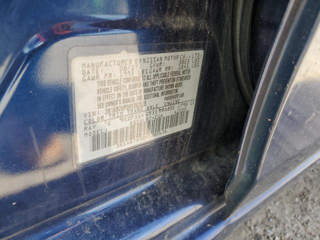 2017 NISSAN SENTRA S 3N1AB7AP2HY382636