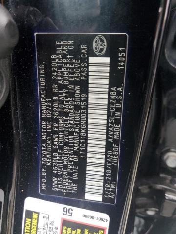 2021 TOYOTA CAMRY LE - 4T1C11BK6MU031519