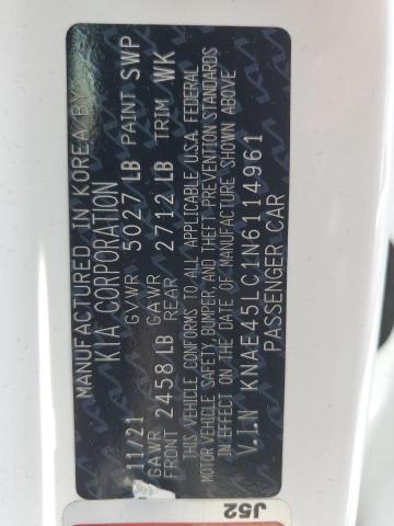 2022 KIA STINGER GT KNAE45LC1N6114961