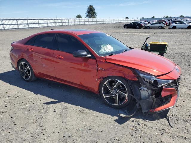 Vin: kmhlr4af3mu175270, lot: 58642475, hyundai elantra n line 20214