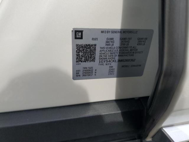2021 CADILLAC ESCALADE P 1GYS4CKL3MR260362