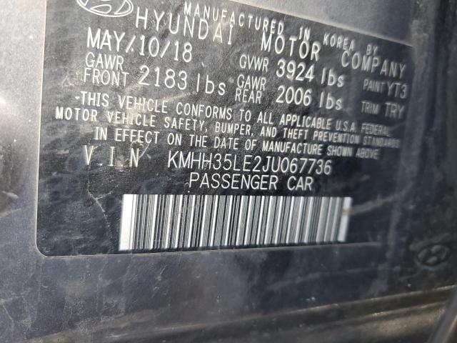 2018 HYUNDAI ELANTRA GT KMHH35LE2JU067736