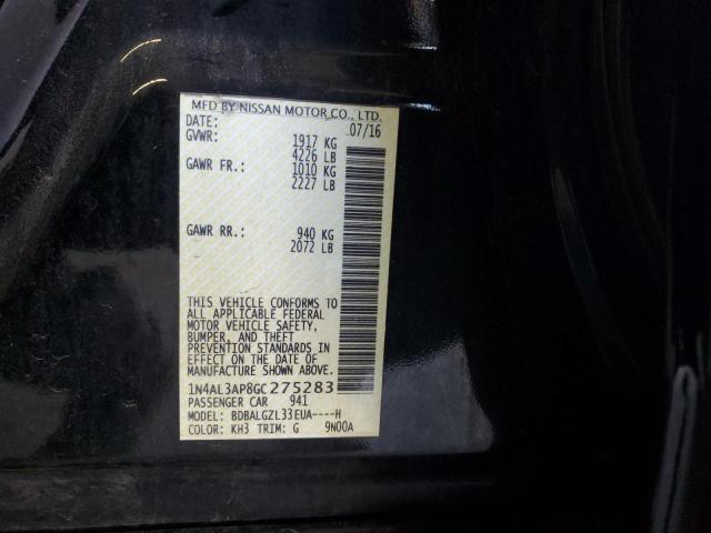 2016 NISSAN ALTIMA 2.5 - 1N4AL3AP8GC275283