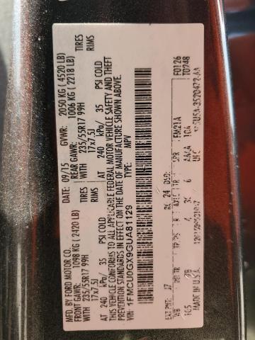 2016 FORD ESCAPE SE - 1FMCU0GX9GUA81129