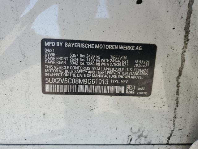 2021 BMW X4 XDRIVEM 5UX2V5C08M9G61913