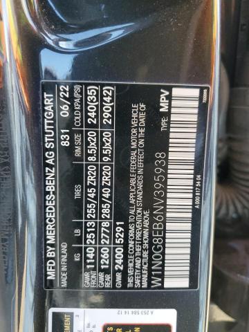 2022 MERCEDES-BENZ GLC 300 4M - W1N0G8EB6NV395938