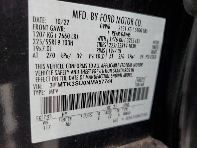 2022 FORD MUSTANG MACH-E PREMIUM 3FMTK3SU0NMA57744