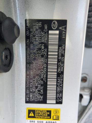 2015 LEXUS CT 200 JTHKD5BH8F2215456