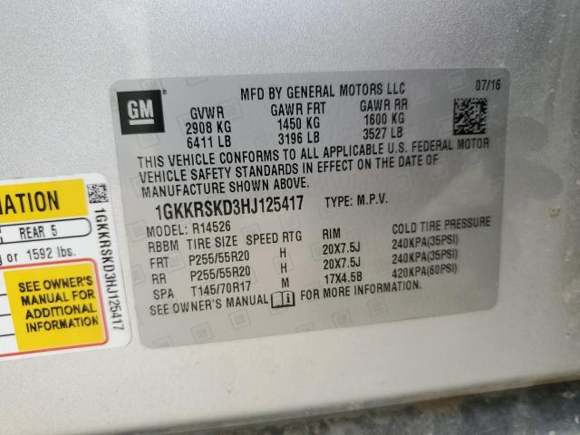 2017 GMC ACADIA LIM 1GKKRSKD3HJ125417