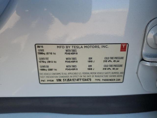 2015 TESLA MODEL S 5YJSA1E14FF104479
