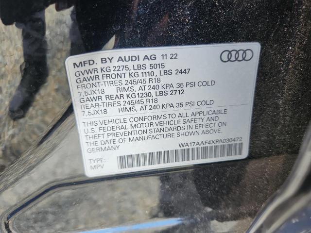 2023 AUDI A4 ALLROAD WA17AAF4XPA030472