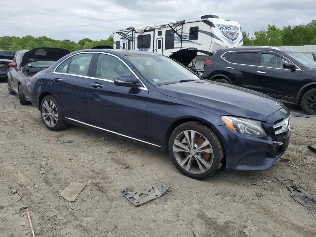 Vin: wddwf4kb0hr252813, lot: 57310045, mercedes-benz c-class 300 4matic 20174
