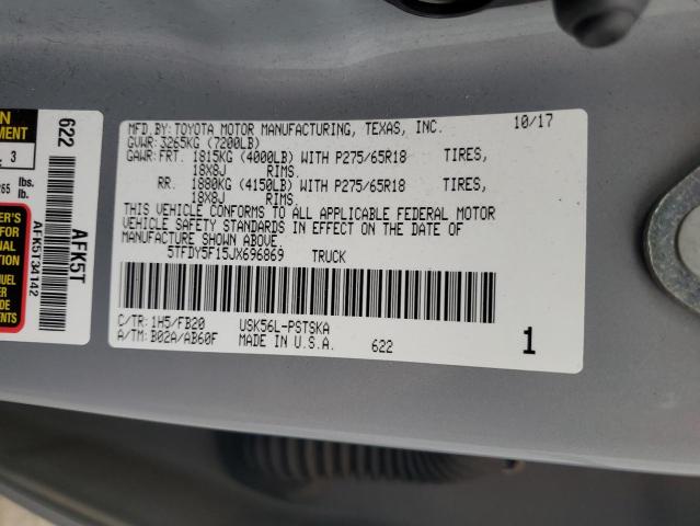 2018 TOYOTA TUNDRA CRE - 5TFDY5F15JX696869