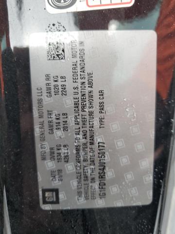 2018 CHEVROLET CAMARO LT - 1G1FD1RS4J0150177