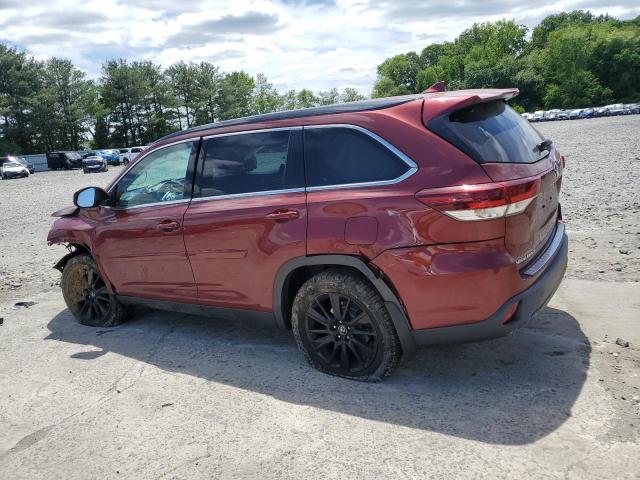 Vin: 5tdjzrfh3ks600362, lot: 57761915, toyota highlander se 20192