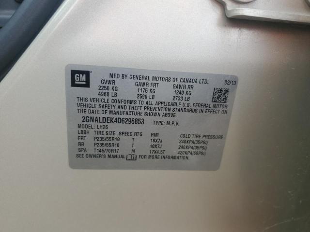 2013 CHEVROLET EQUINOX LT - 2GNALDEK4D6296853