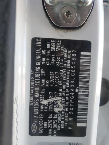 2020 KIA SORENTO L - 5XYPG4A38LG650882